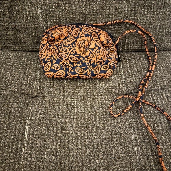 Vera Bradley Handbags - Vera Bradley Orange and Black Floral Crossbody Bag
